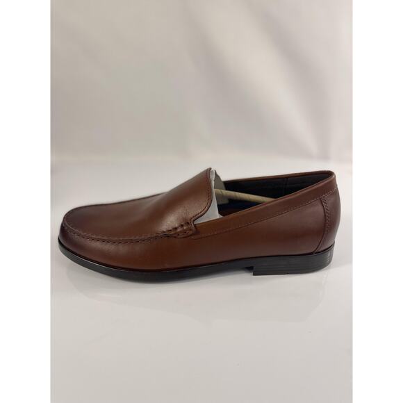 Rockport Shoes Mens Size 12 Brown Leather Slip On Dress TruTech RMWHITLEY Loafer main image 10